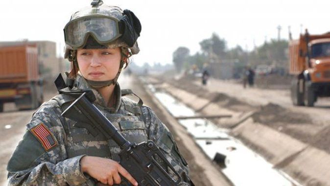 ABD kadın askerleri cepheye sürüyor