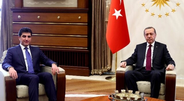 Erdoğan Barzani’yi kabul etti