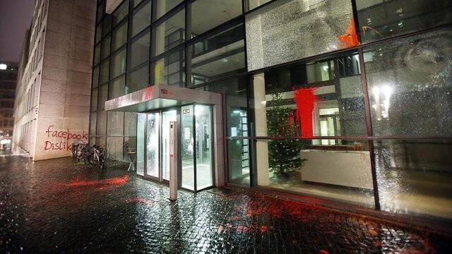 Facebook&#039;un Hamburg&#039;daki merkezine saldırı