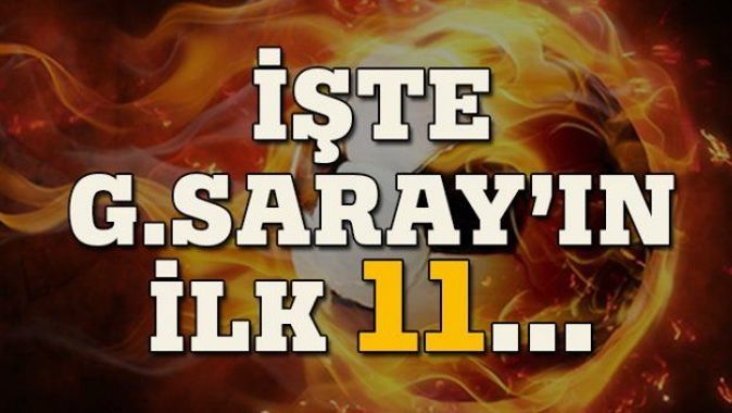 Galatasaray&#039;ın Astana karşısındaki muhtemel 11&#039;i