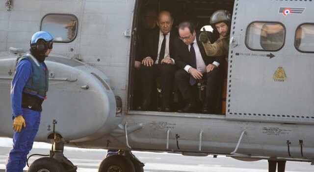 Hollande uçak gemisinde
