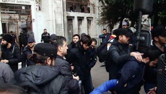İstanbul Üniversi&#039;nde olaylar çıktı!