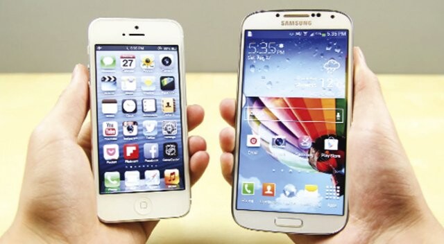 Modelde iPhone markada Samsung