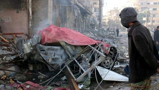 Şam&#039;da sivil yerleşim yerine saldırı