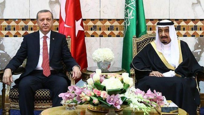 Cumhurbaşkanı Erdoğan ile Suudi Arabistan Kralı Selman görüştü