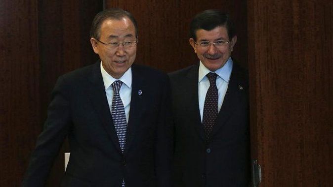 Davutoğlu BM Genel Sekreteri Ban&#039;ın verdiği kahvaltıya katıldı