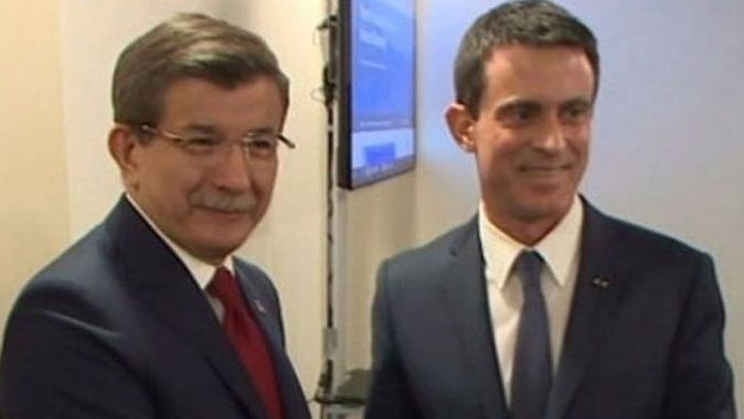 Davutoğlu, Fransa Başbakanı ile görüştü