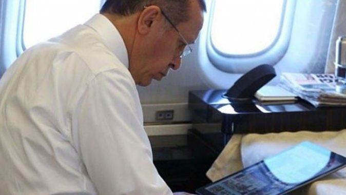 Erdoğan’ın fotoğrafındaki dikkat çeken ayrıntı