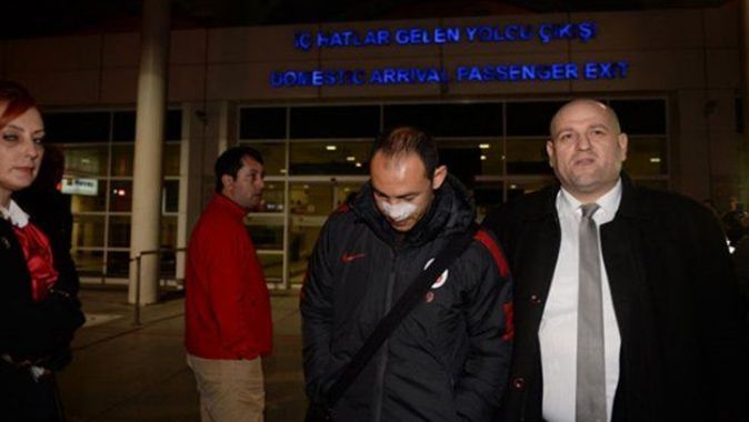 Galatasaray&#039;a olaylı karşılama
