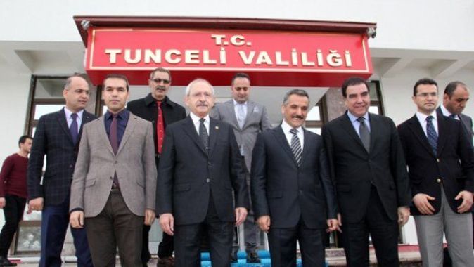 Kemal Kılıçdaroğlu Tunceli Valiliğini ziyaret etti