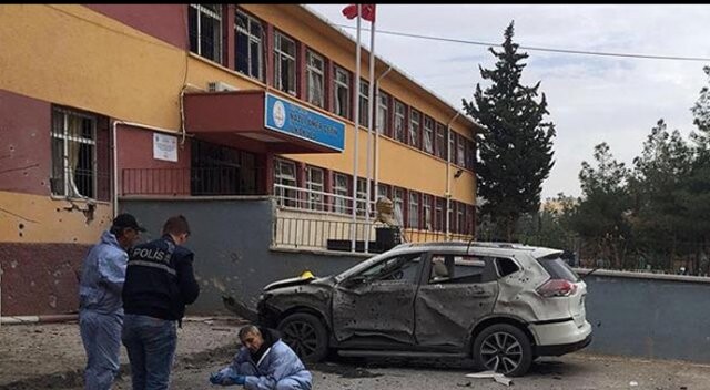 Kilis&#039;te okul bahçesinde patlama: 1 ölü, 3 yaralı (KİLİS PATLAMA)