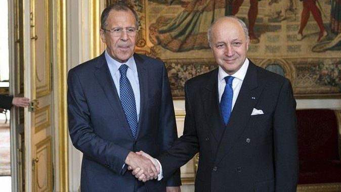 Lavrov ve Fabius Suriye&#039;yi görüştü
