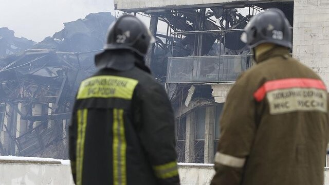 Moskova&#039;da fabrika yangını: 12 ölü