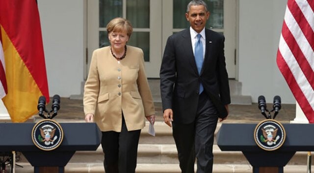 Obama ile Merkel telefonda görüştü