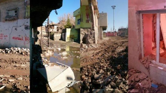 Teröristler Sur’u &#039;yıkık şehre&#039; çevirdi