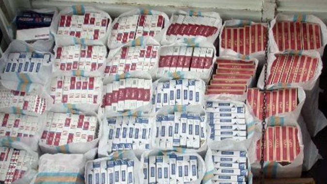 40 bin paket kaçak sigara yakalandı
