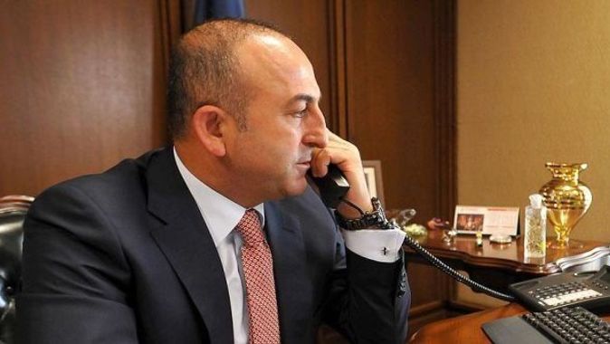Bakan Çavuşoğlu, Fransa Dışişleri Bakanı ile görüştü