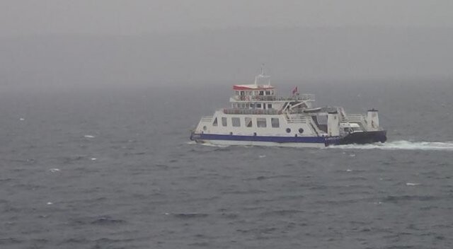 Çanakkale&#039;de bazı feribot seferleri iptal edildi