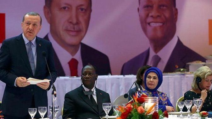 Erdoğan Fildişi Sahili&#039;nde: Size güzel haberler getirdim