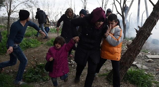 Makedon polisinden sığınmacılara sert müdahale
