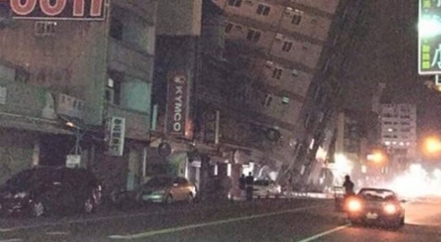 Tayvan&#039;da 6,4&#039;lük deprem