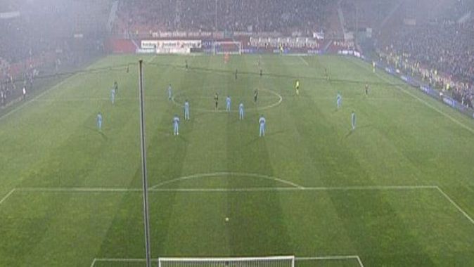 Trabzon&#039;da maç böyle başladı