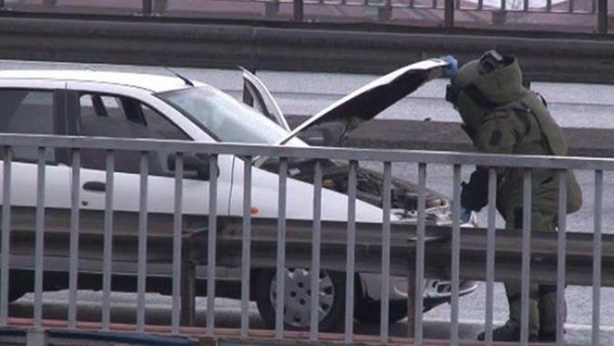 Arabasını Boğaz Köprüsü&#039;nde terk eden adama bakın ne oldu!