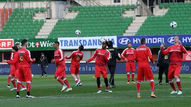 Avusturya Türkiye maçı hazırlıklarını tamamladı