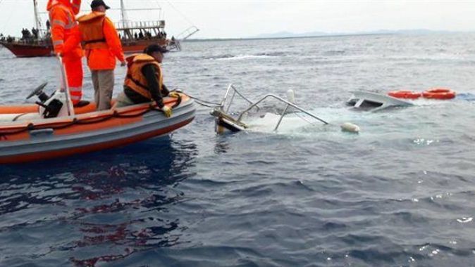 Ege&#039;de sığınmacı teknesi battı: 25 ölü