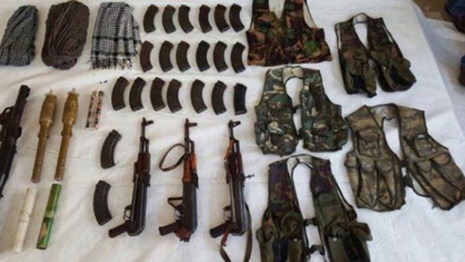 PKK&#039;nın silah deposu toprak altından çıktı