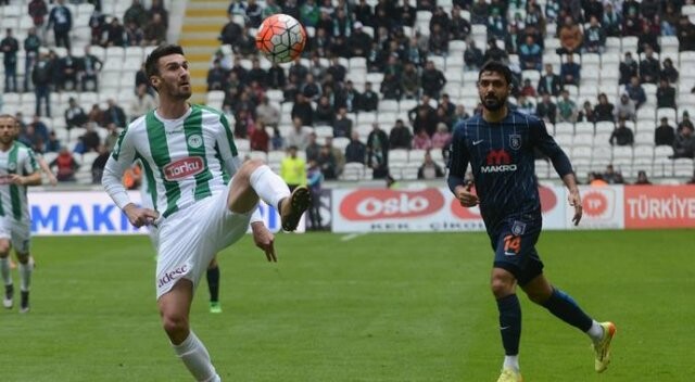 Torku Konyaspor, Medipol Başakşehir&#039;le 1-1 berabere kaldı
