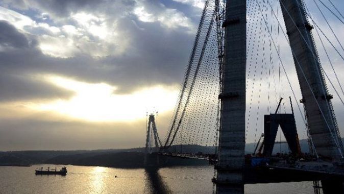 Yavuz Sultan Selim Köprüsünde son 9 metre