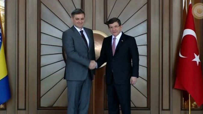 Bosna Hersek Başbakanı Zvizdiç, Çankaya Köşkü&#039;nde
