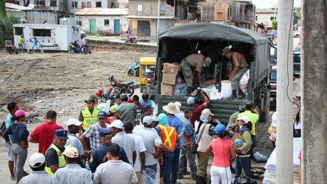 Ekvador&#039;daki depremler için uluslararası yardım çağrısı