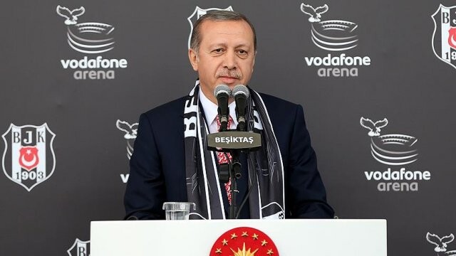 Erdoğan Vodafone Arena&#039;nın açılış töreninde konuştu