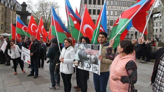 Ermenistan Köln&#039;de protesto edildi