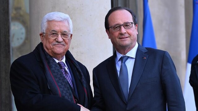 Hollande, Mahmut Abbas ile görüştü