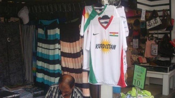 İdil&#039;de &#039;Kürdistan&#039; bayraklı tişörtler toplatıldı