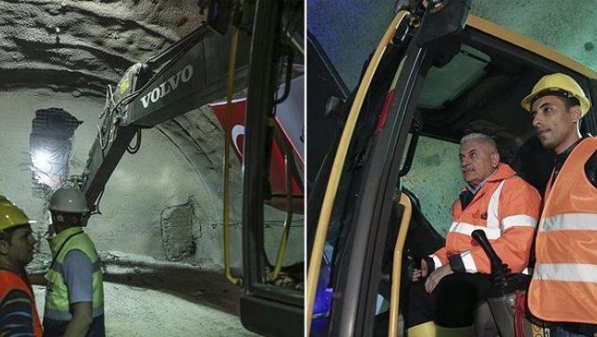 Ilgaz Tüneli&#039;nde son delme işlemi yapıldı