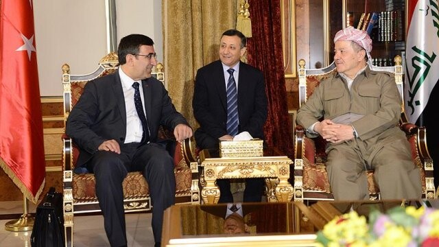 Kalkınma Bakanı Yılmaz, Barzani ile bir araya geldi