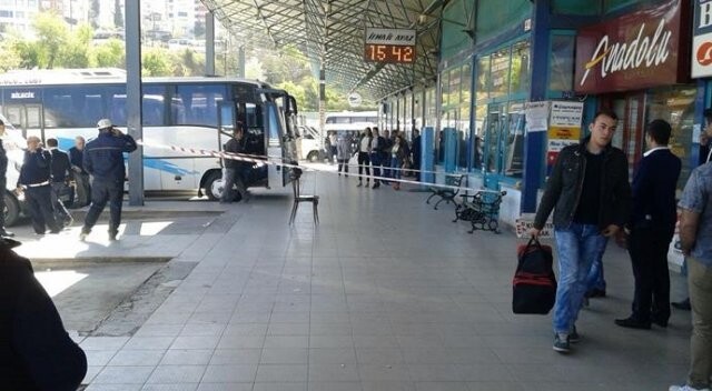 Şehirlerarası Otobüs Terminalinde bomba paniği!