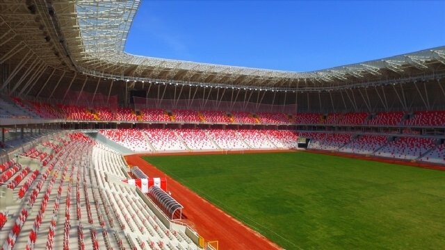 Sivasspor&#039;un ekolojik stadı yüzde 99 hazır