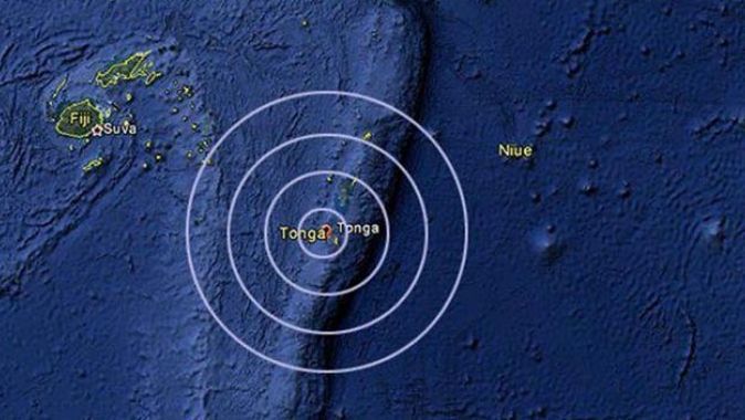 Tonga&#039;da 5,8 büyüklüğünde deprem