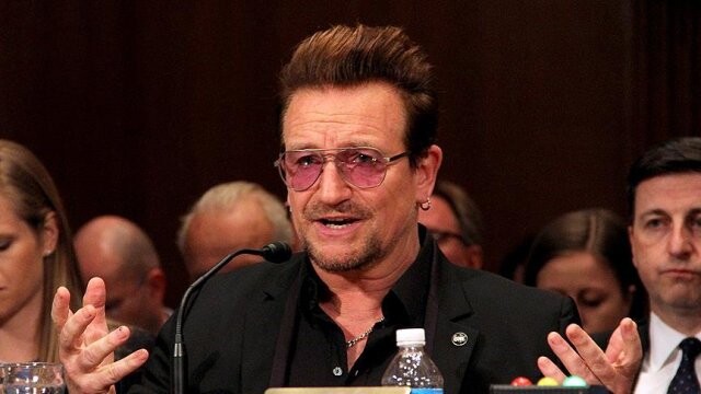 U2 grubunun solisti Bono ABD Kongresi’nde