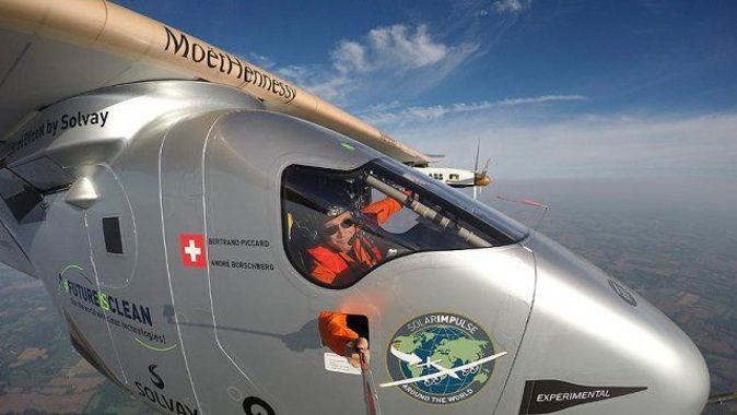 &#039;Solar Impulse 2&#039; 13. etabını tamamladı