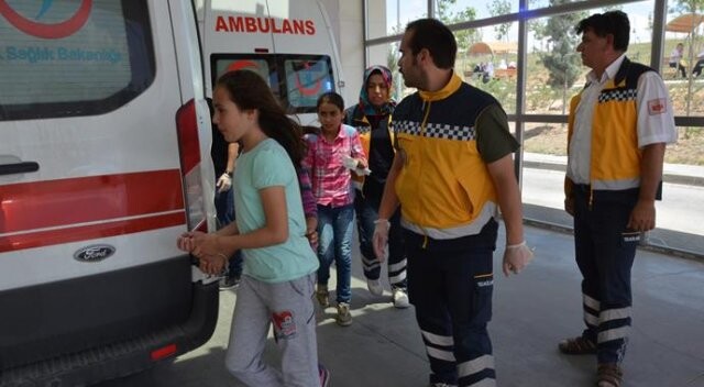 13 öğrenci zehirlenerek hastaneye kaldırıldı
