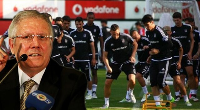 Beşiktaşlı futbolculardan sert tepki: &#039;Sizi buraya Aziz Yıldırım mı gönderdi?&#039;
