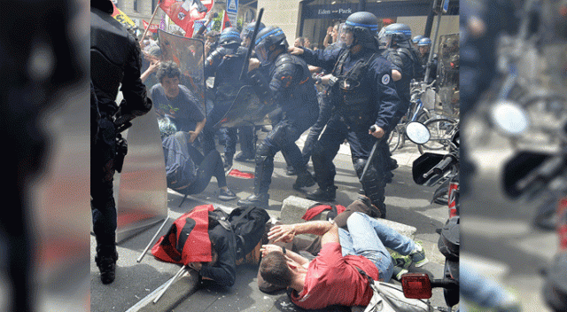 Fransa&#039;da protestolara çok sert müdahale
