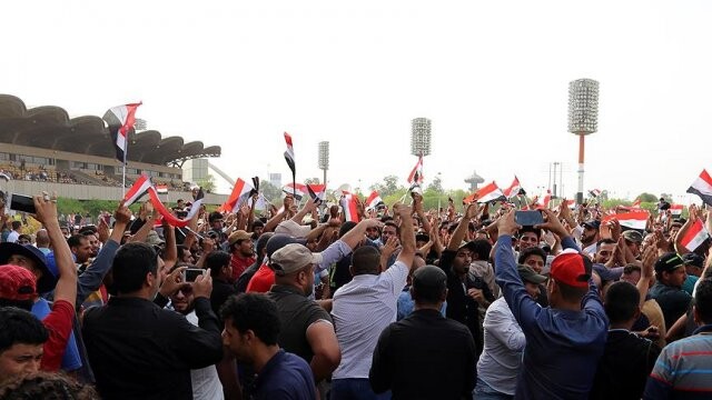 Irak&#039;ta Sadr yanlısı göstericiler &#039;Yeşil Bölge&#039;ye girdi