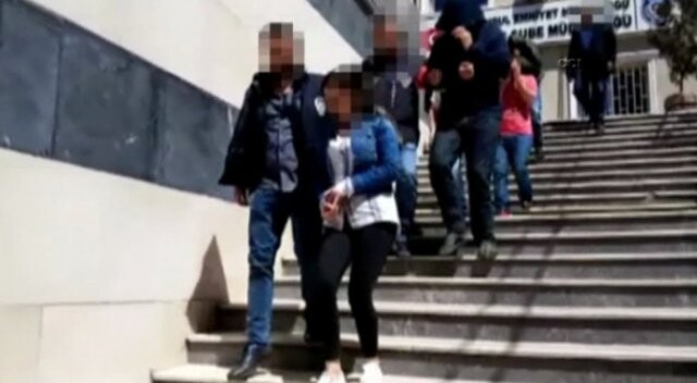 İstanbul&#039;da oto hırsızı 1&#039;i kadın 4 kişi yakalandı